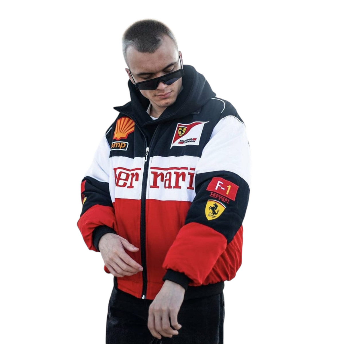 Ferrari Vintage F1 Embroidry Jacket White