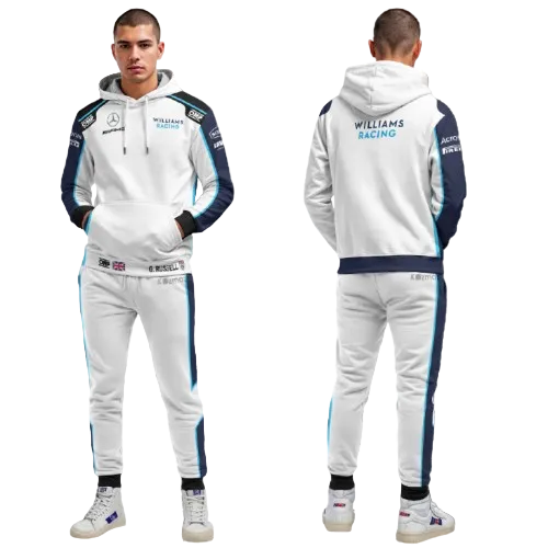 2021 George Russell Williams F1 Tracksuit White