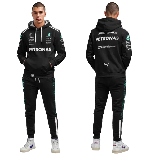 2025 George Russell F1 Racing Tracksuit Black