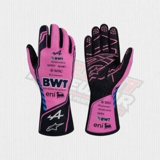 2026 BWT Alpine F1 Team Racing Gloves – Pierre Gasly & Franco Colapinto | Crewfit Racewear