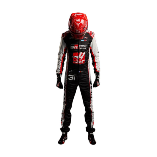2026 New Esteban Ocon MoneyGram Haas F1 Team Replica Racing Suit