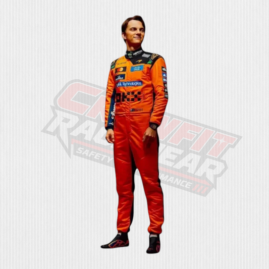 2026 Oscar Piastri McLaren Replica F1 Race Suit | Crewfit Racewear