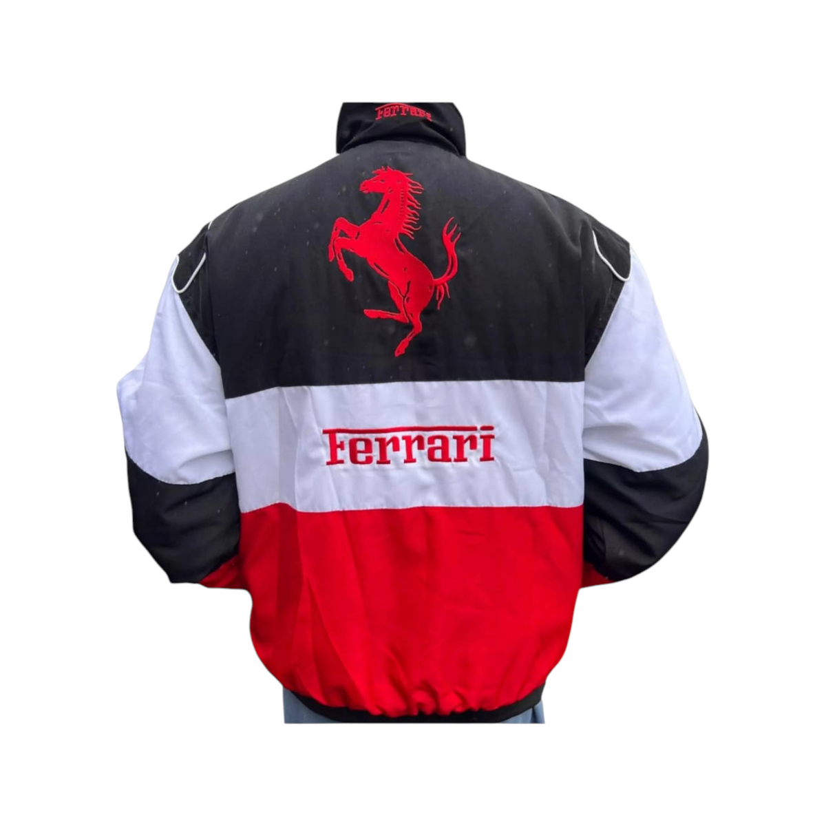 F1 Ferrari Racing Bomber Embroidry  Jacket