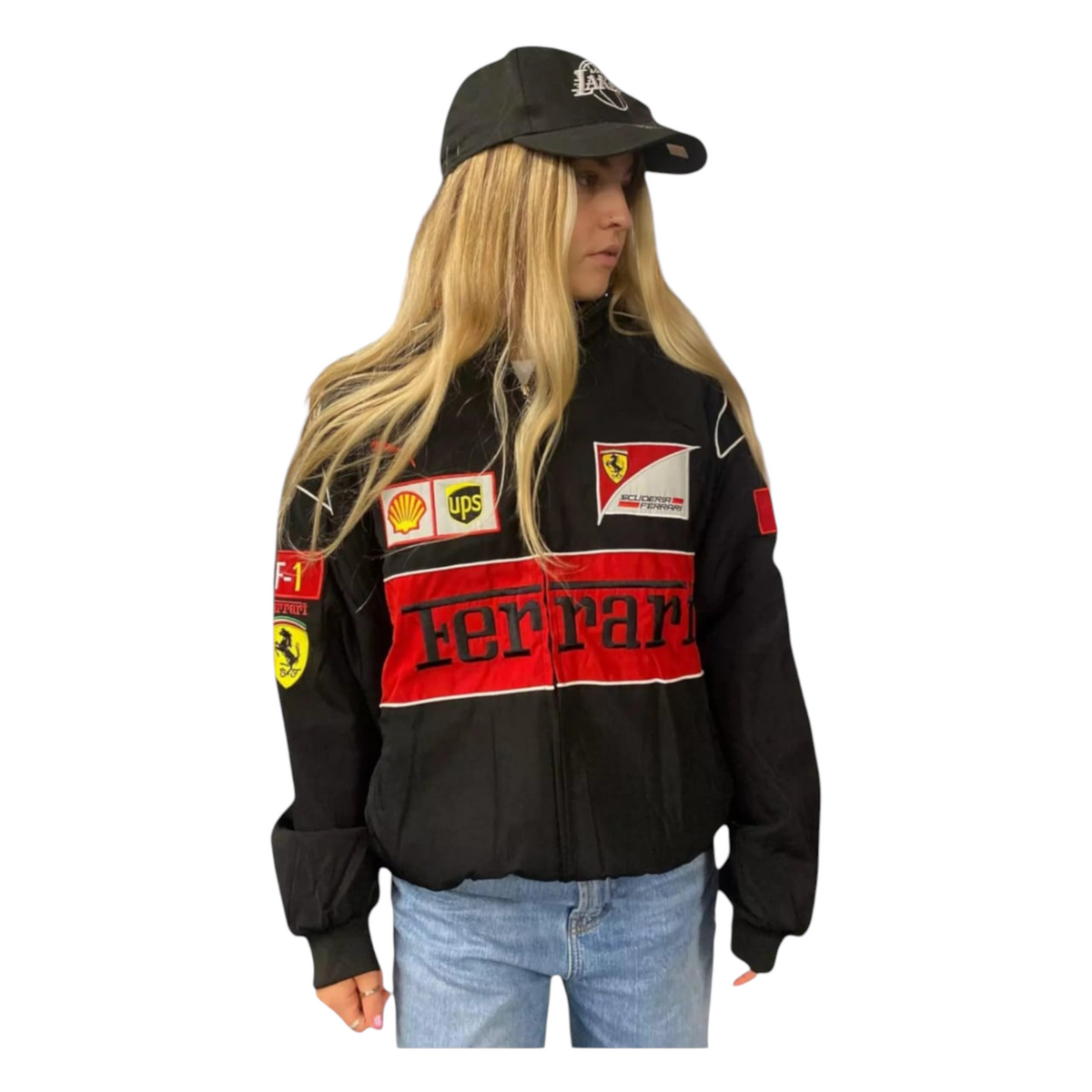 F1 Ferrari Racing vintage Embroidry  Jacket