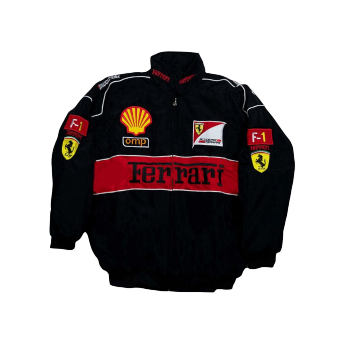 F1 Vintage Ferrari  Black Jacket