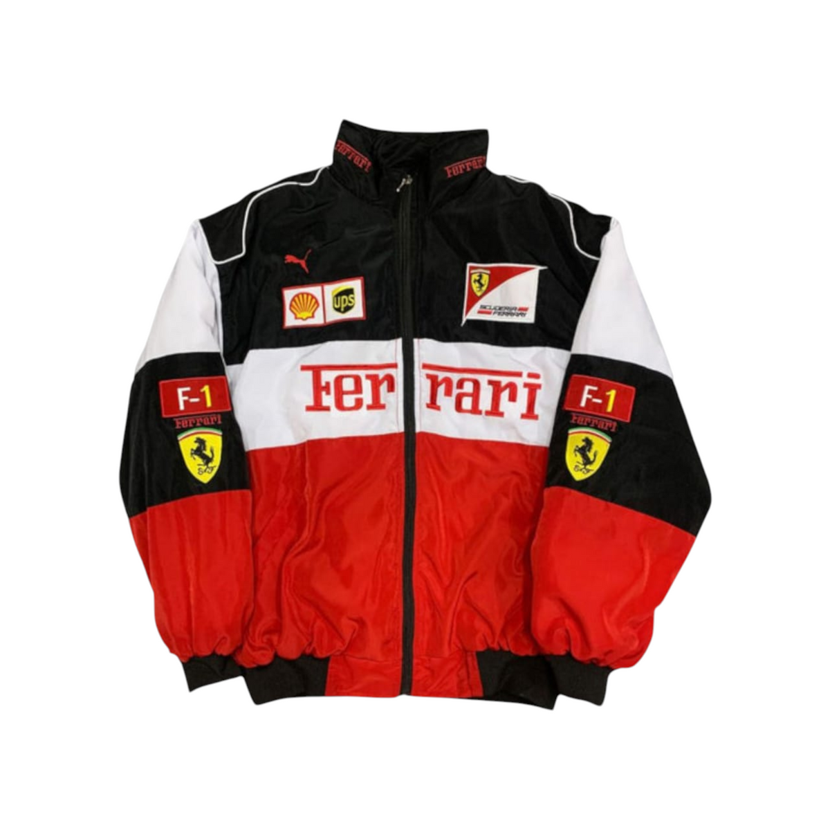 F1 Vintage Ferrari  Embroidry Jacket Red