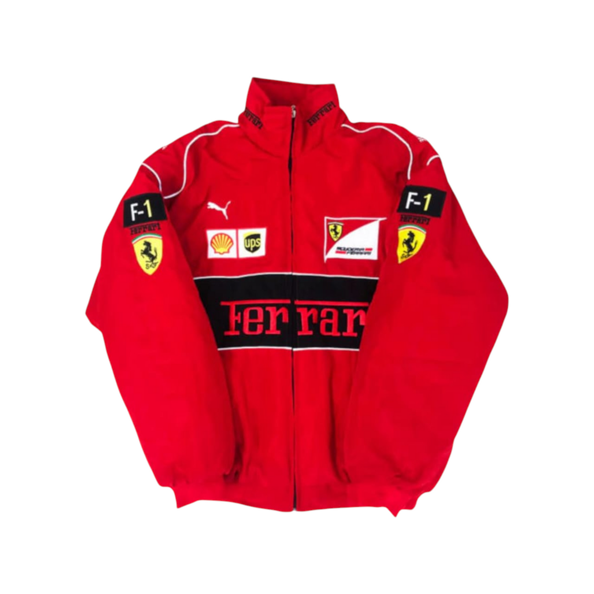 F1 Vintage Ferrari Jacket Red