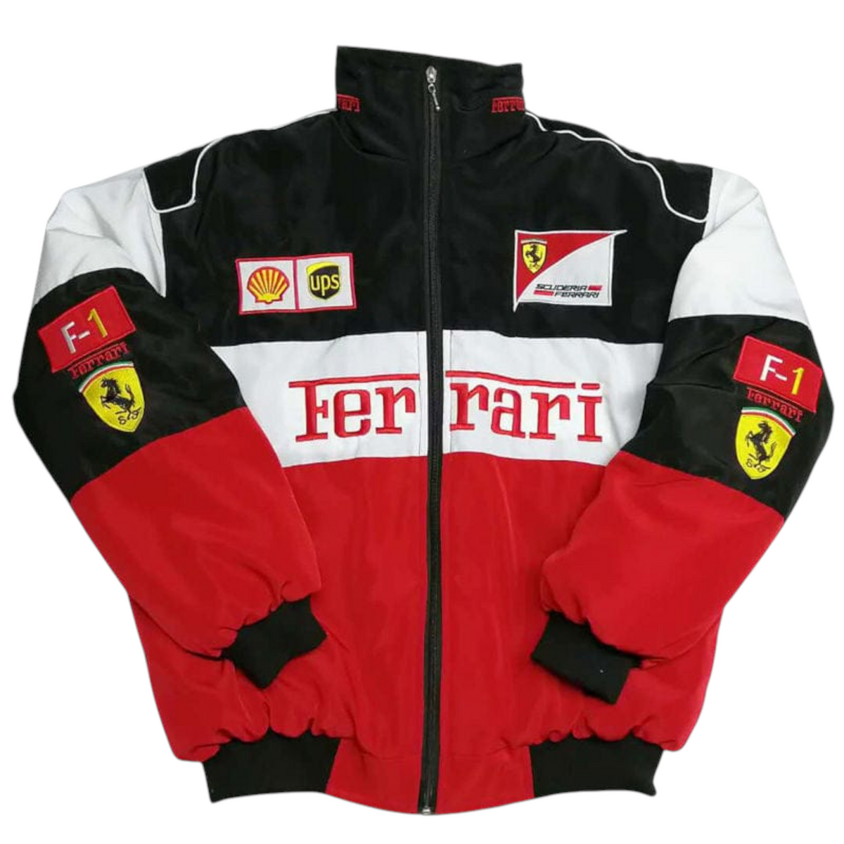 Ferrari Vintage F1 Embroidry  Jacket White
