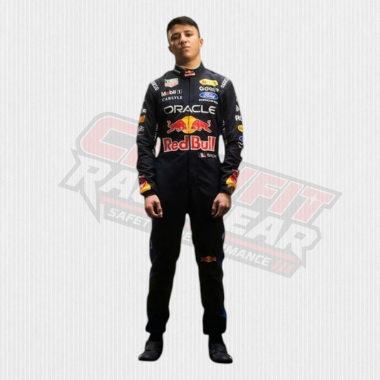 NEW 2026 Red Bull Racing Isack Hadjar Replica F1 Race Suit | Crewfit Racewear