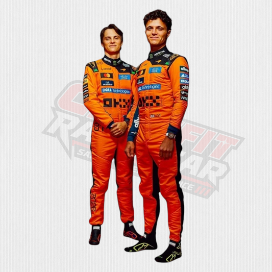 New 2026 McLaren Replica F1 Team Race Suit | Crewfit Racewear