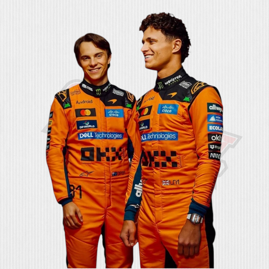 New 2026 McLaren Replica F1 Team Race Suit | Crewfit Racewear