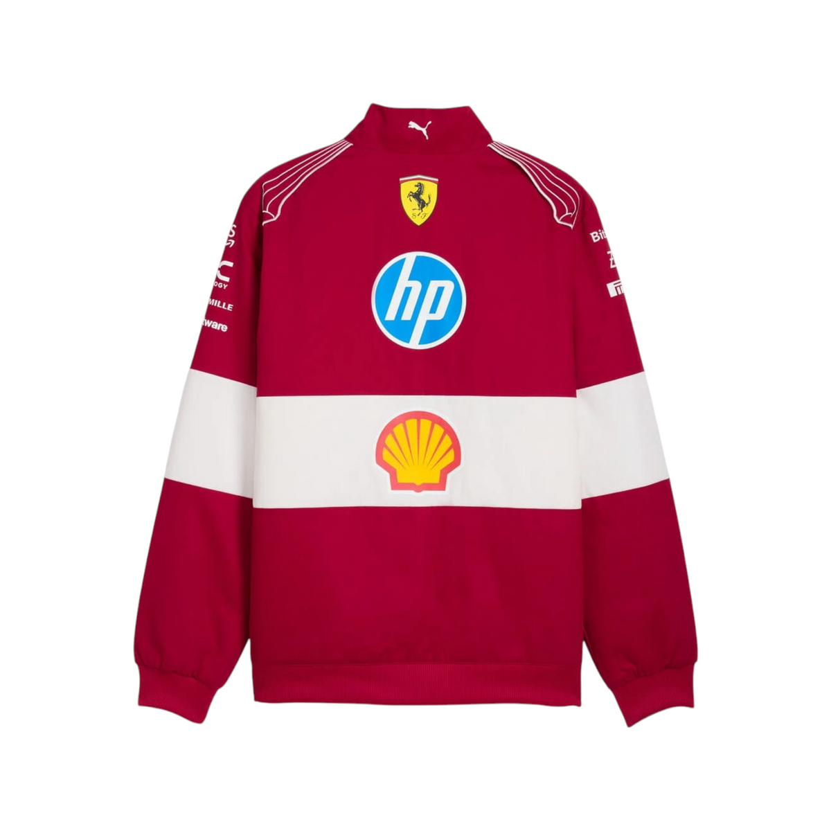 Scuderia Ferrari F1 PUMA 2025 Team Vintage Embroidry Jacket