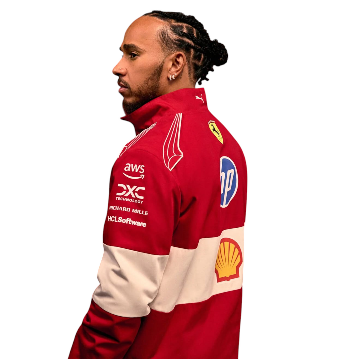 Scuderia Ferrari F1 PUMA 2025 Team Vintage Embroidry Jacket
