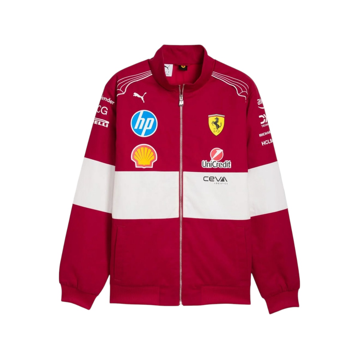 Scuderia Ferrari F1 PUMA 2025 Team Vintage Printed Jacket